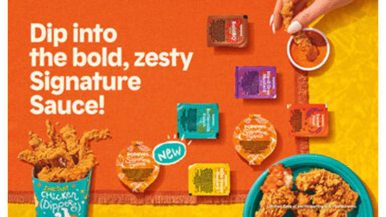 Popeyes Launches Signature Sauce with Chicken Dippers _Product